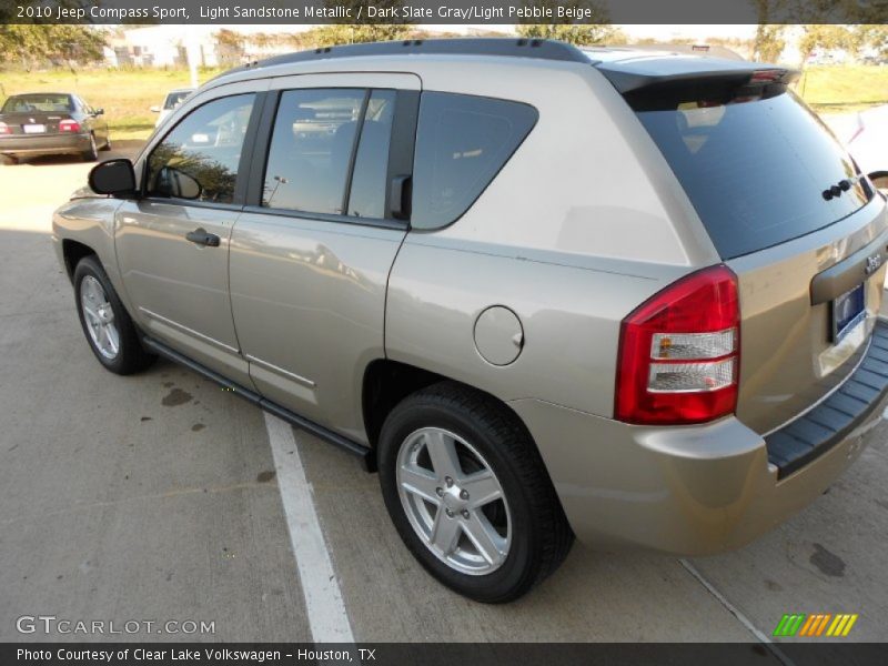Light Sandstone Metallic / Dark Slate Gray/Light Pebble Beige 2010 Jeep Compass Sport