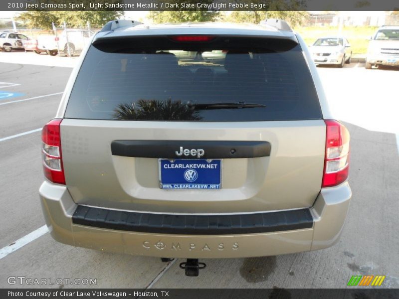 Light Sandstone Metallic / Dark Slate Gray/Light Pebble Beige 2010 Jeep Compass Sport