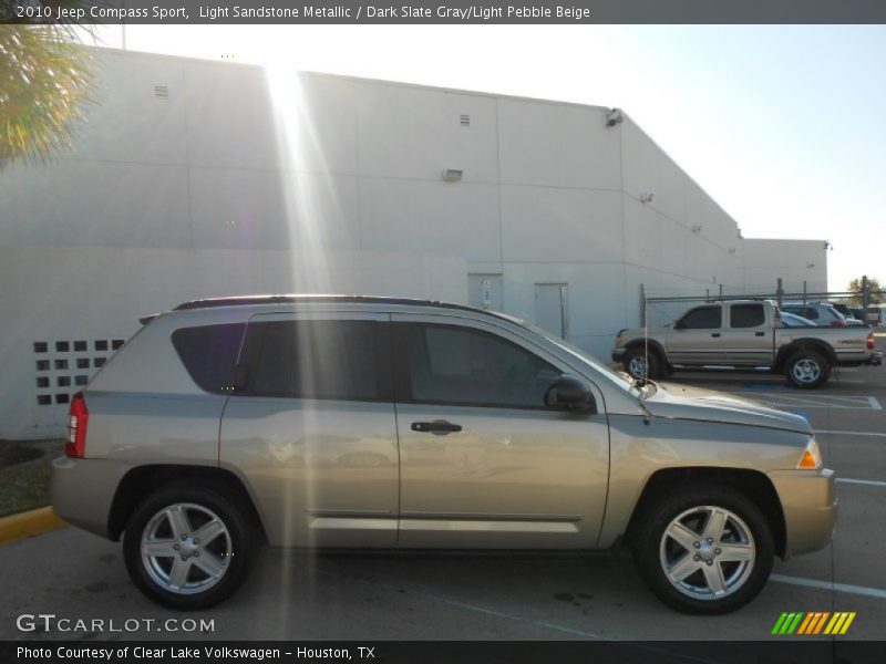 Light Sandstone Metallic / Dark Slate Gray/Light Pebble Beige 2010 Jeep Compass Sport