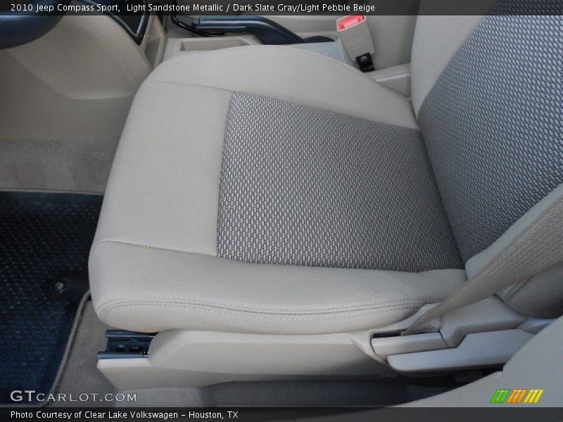 Light Sandstone Metallic / Dark Slate Gray/Light Pebble Beige 2010 Jeep Compass Sport