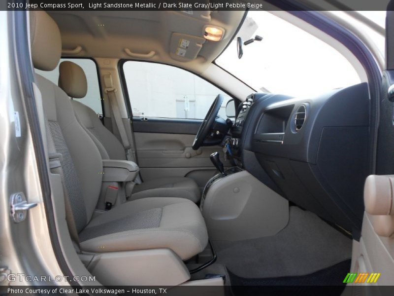 Light Sandstone Metallic / Dark Slate Gray/Light Pebble Beige 2010 Jeep Compass Sport