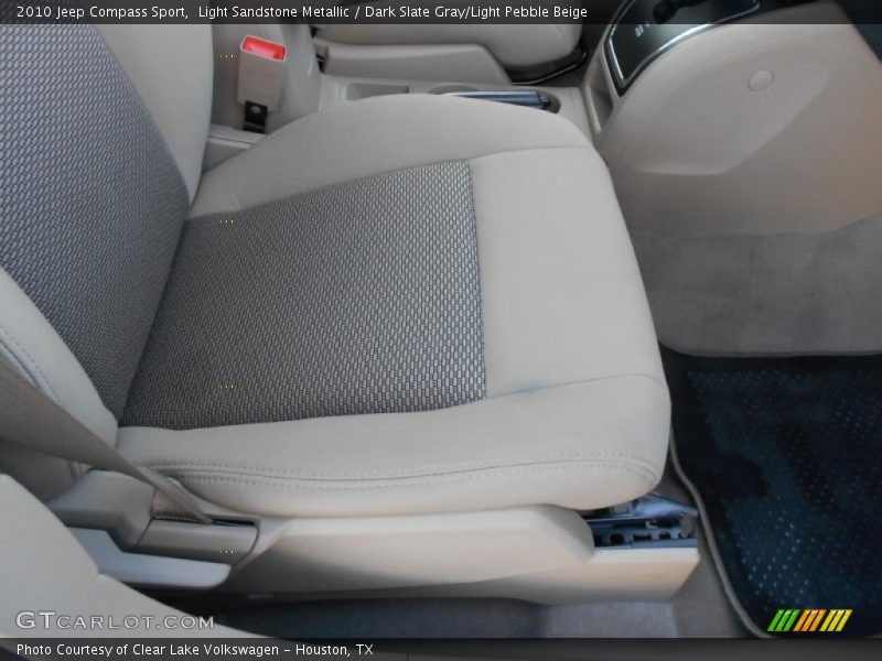 Light Sandstone Metallic / Dark Slate Gray/Light Pebble Beige 2010 Jeep Compass Sport