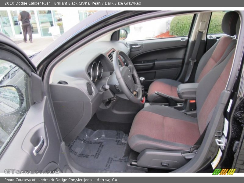  2010 Caliber Rush Dark Slate Gray/Red Interior