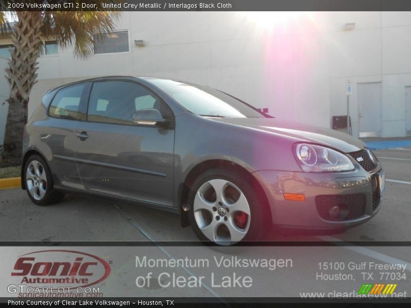 United Grey Metallic / Interlagos Black Cloth 2009 Volkswagen GTI 2 Door