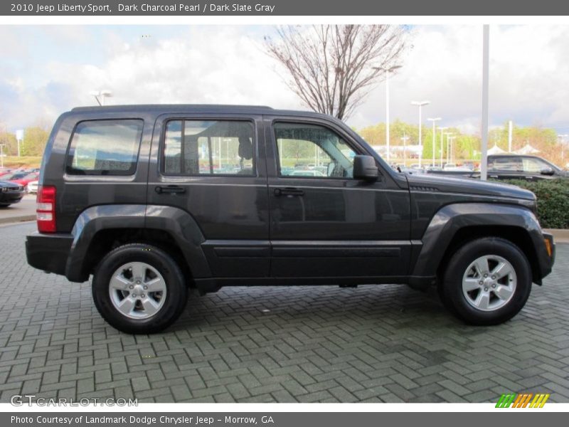 Dark Charcoal Pearl / Dark Slate Gray 2010 Jeep Liberty Sport