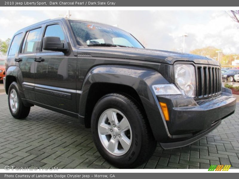 Dark Charcoal Pearl / Dark Slate Gray 2010 Jeep Liberty Sport