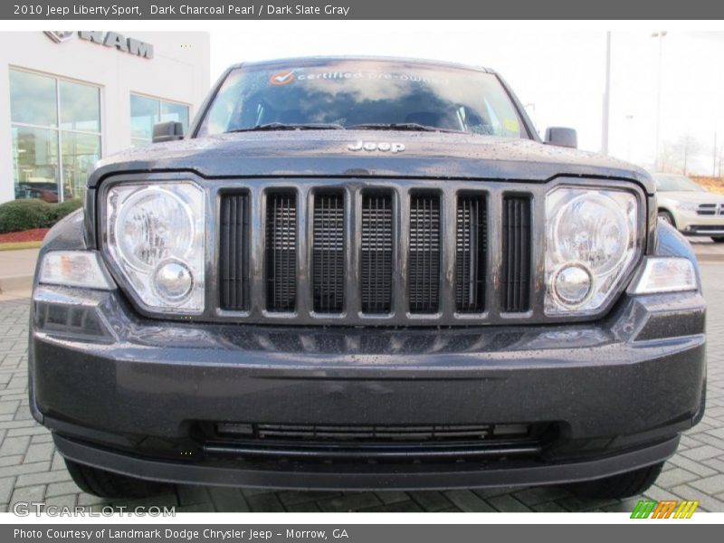 Dark Charcoal Pearl / Dark Slate Gray 2010 Jeep Liberty Sport