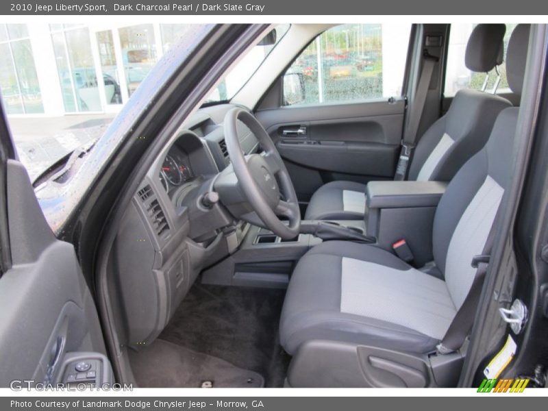 Dark Charcoal Pearl / Dark Slate Gray 2010 Jeep Liberty Sport