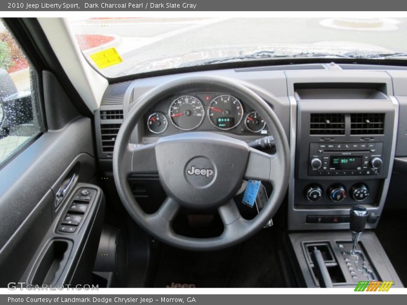 Dark Charcoal Pearl / Dark Slate Gray 2010 Jeep Liberty Sport