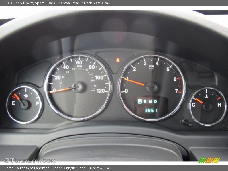 Dark Charcoal Pearl / Dark Slate Gray 2010 Jeep Liberty Sport