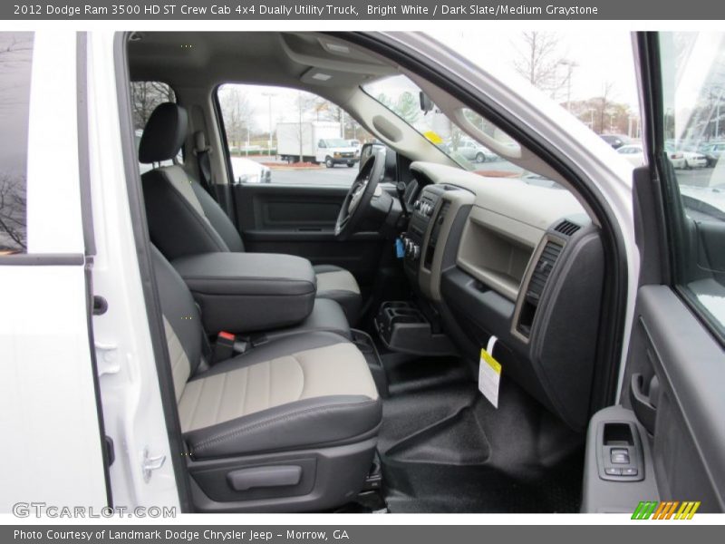  2012 Ram 3500 HD ST Crew Cab 4x4 Dually Utility Truck Dark Slate/Medium Graystone Interior
