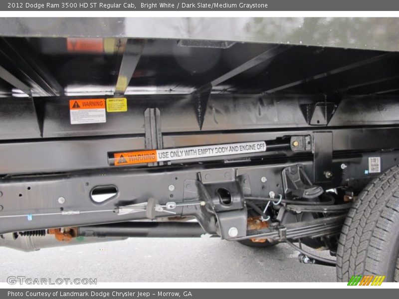 Bright White / Dark Slate/Medium Graystone 2012 Dodge Ram 3500 HD ST Regular Cab