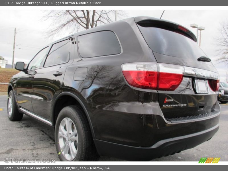 Rugged Brown Metallic / Black 2012 Dodge Durango SXT