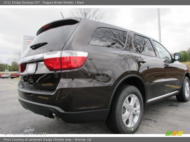 Rugged Brown Metallic / Black 2012 Dodge Durango SXT