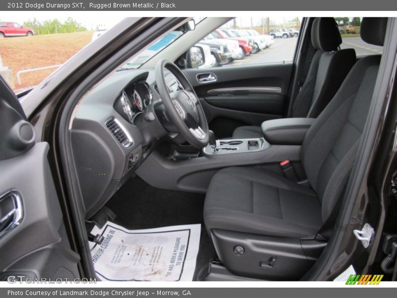 Rugged Brown Metallic / Black 2012 Dodge Durango SXT