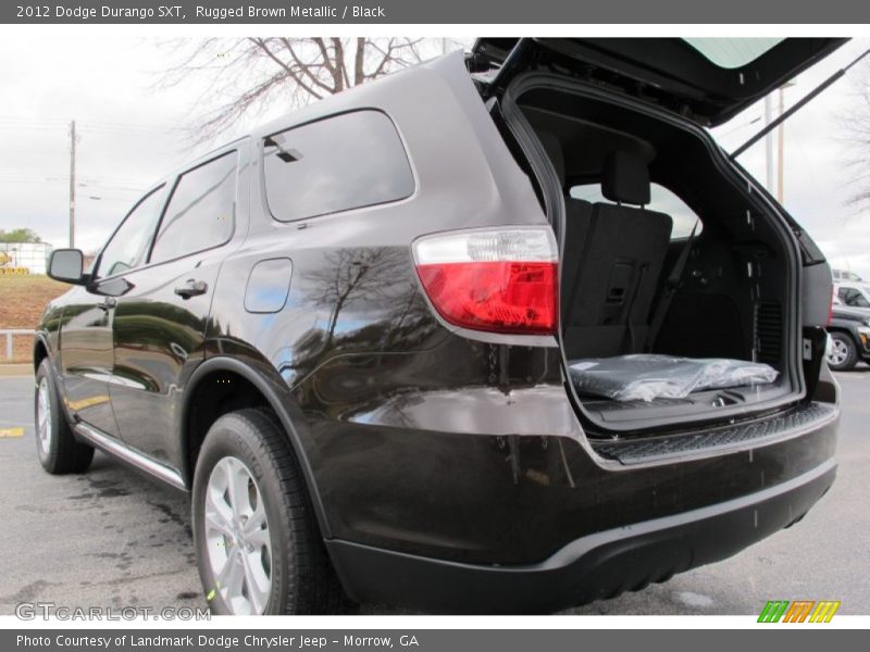 Rugged Brown Metallic / Black 2012 Dodge Durango SXT