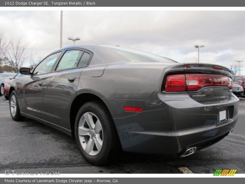 Tungsten Metallic / Black 2012 Dodge Charger SE