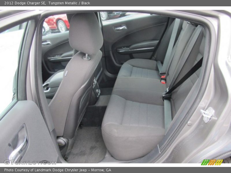 Tungsten Metallic / Black 2012 Dodge Charger SE