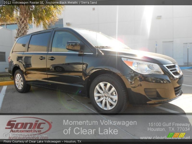 Nocturne Black Metallic / Sierra Sand 2012 Volkswagen Routan SE