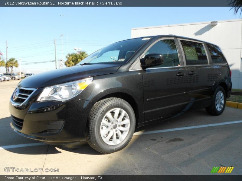 Nocturne Black Metallic / Sierra Sand 2012 Volkswagen Routan SE