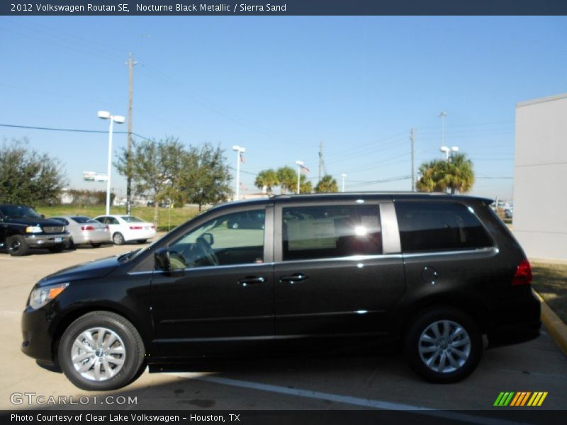 Nocturne Black Metallic / Sierra Sand 2012 Volkswagen Routan SE