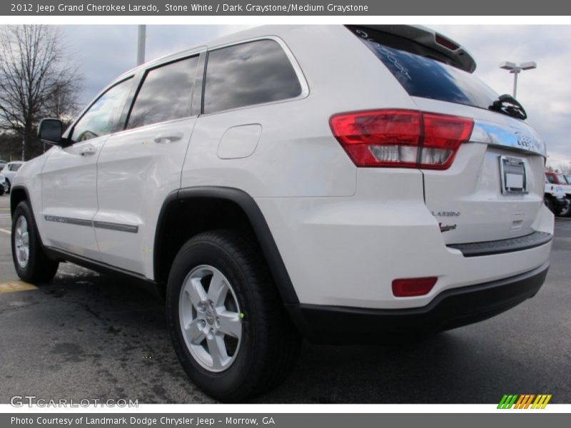 Stone White / Dark Graystone/Medium Graystone 2012 Jeep Grand Cherokee Laredo