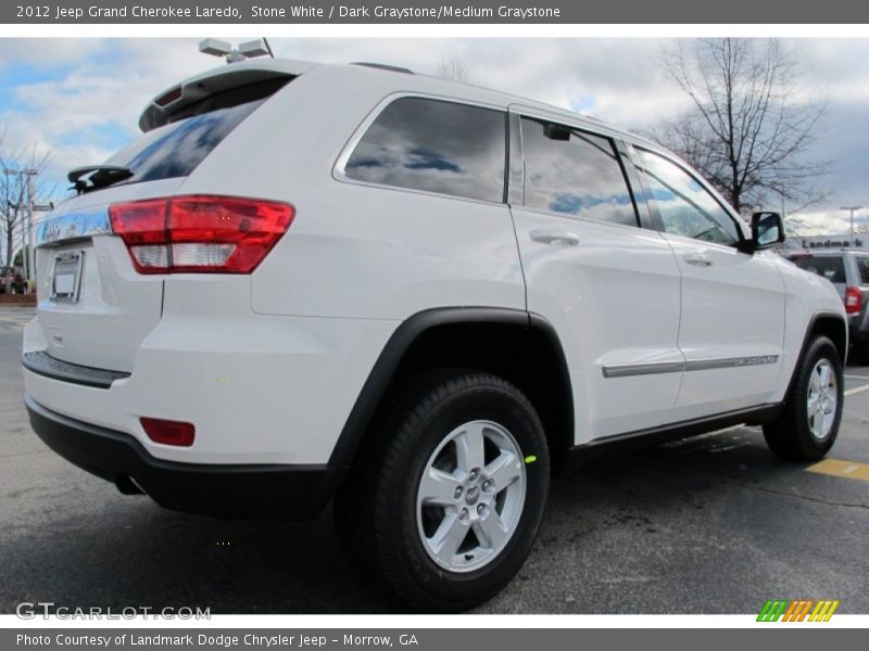 Stone White / Dark Graystone/Medium Graystone 2012 Jeep Grand Cherokee Laredo