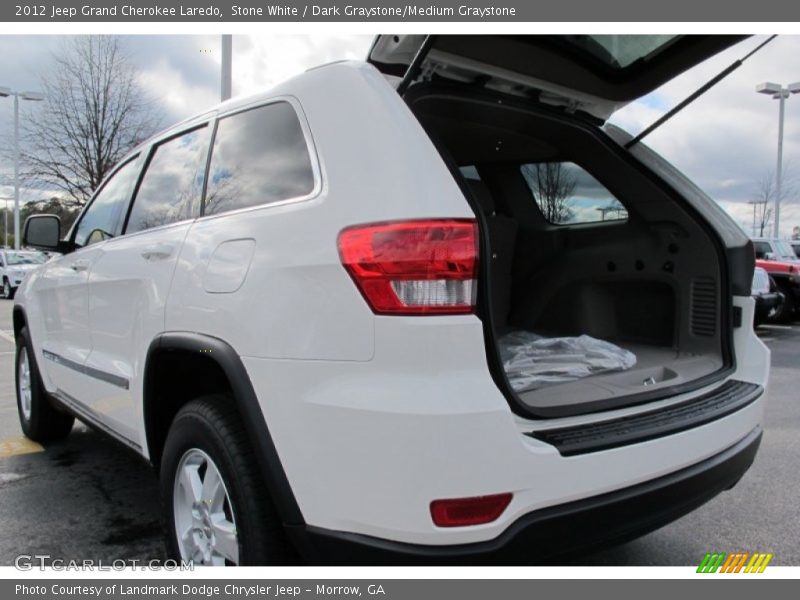 Stone White / Dark Graystone/Medium Graystone 2012 Jeep Grand Cherokee Laredo