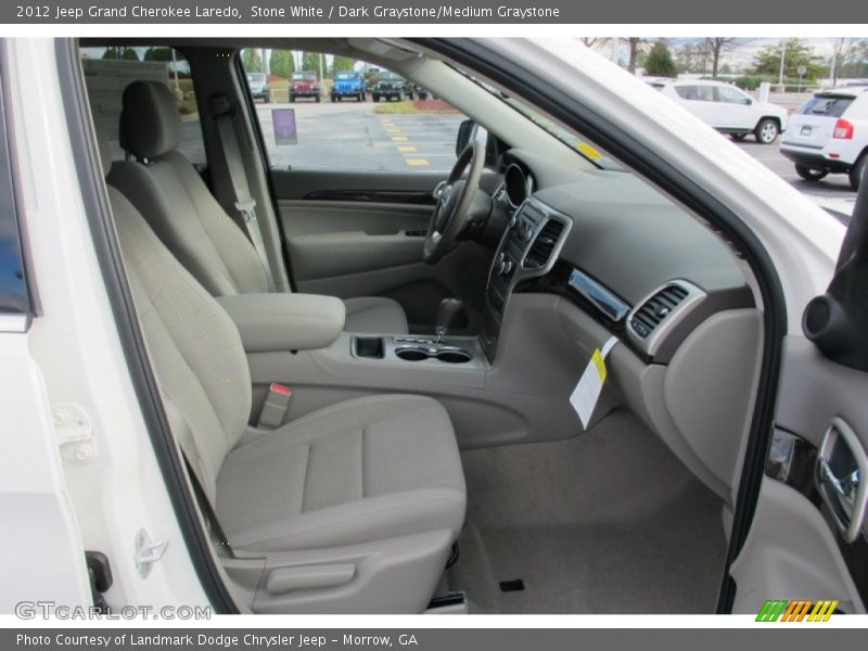 Stone White / Dark Graystone/Medium Graystone 2012 Jeep Grand Cherokee Laredo