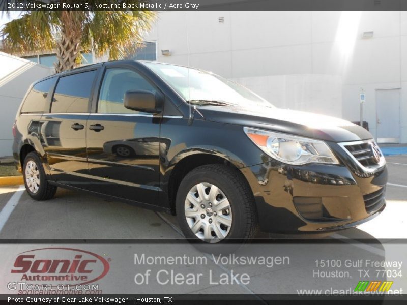 Nocturne Black Metallic / Aero Gray 2012 Volkswagen Routan S