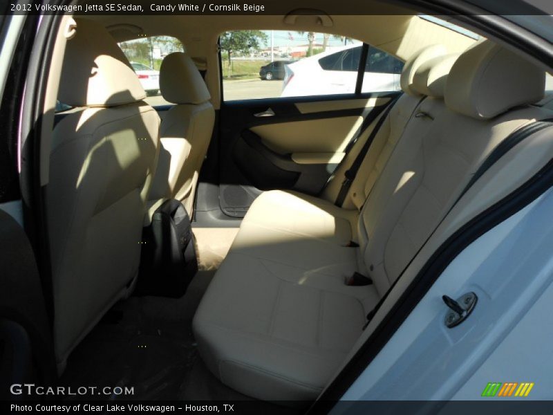 Candy White / Cornsilk Beige 2012 Volkswagen Jetta SE Sedan