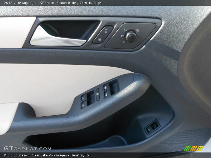 Candy White / Cornsilk Beige 2012 Volkswagen Jetta SE Sedan