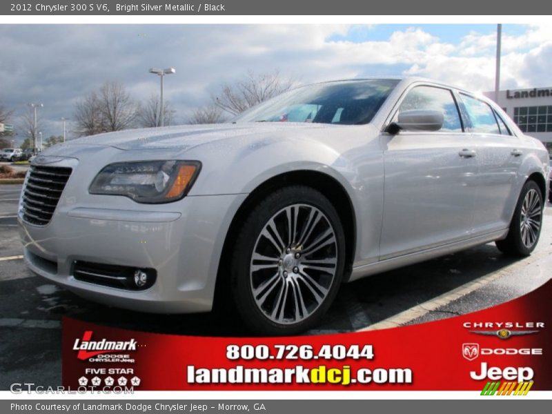 Bright Silver Metallic / Black 2012 Chrysler 300 S V6