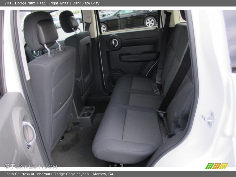 Bright White / Dark Slate Gray 2011 Dodge Nitro Heat