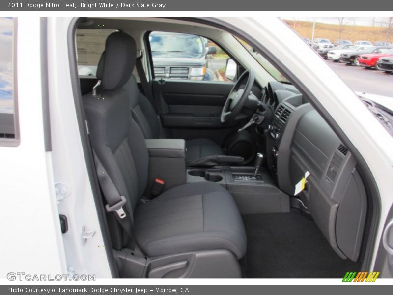 Bright White / Dark Slate Gray 2011 Dodge Nitro Heat