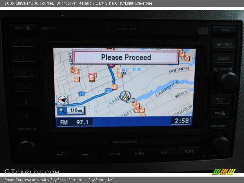 Bright Silver Metallic / Dark Slate Gray/Light Graystone 2005 Chrysler 300 Touring