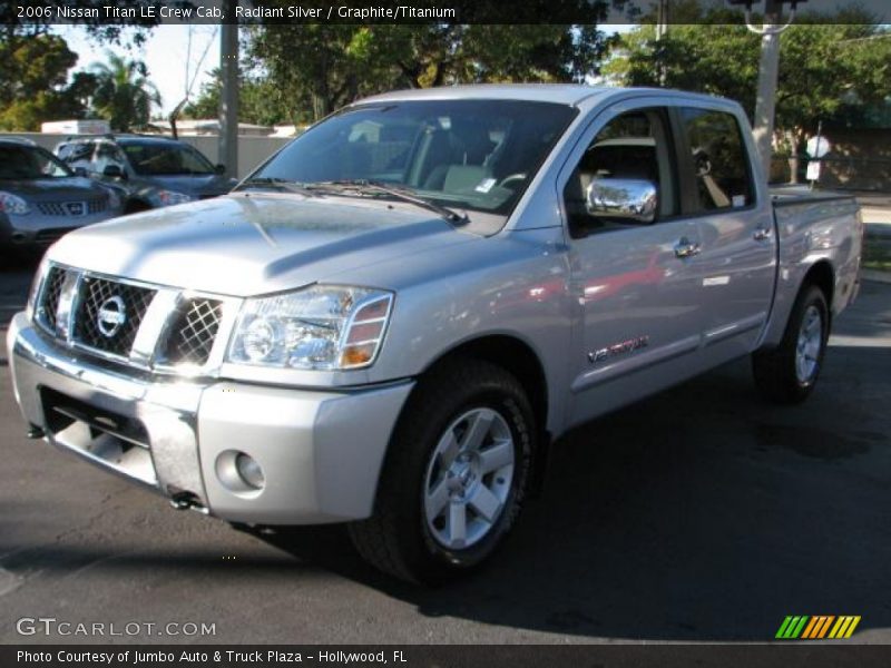 Radiant Silver / Graphite/Titanium 2006 Nissan Titan LE Crew Cab