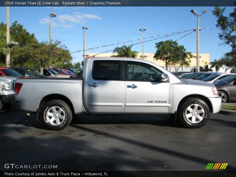 Radiant Silver / Graphite/Titanium 2006 Nissan Titan LE Crew Cab