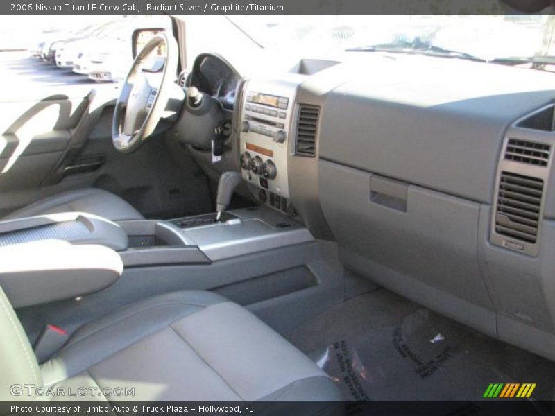Radiant Silver / Graphite/Titanium 2006 Nissan Titan LE Crew Cab