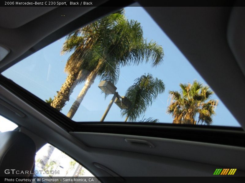 Black / Black 2006 Mercedes-Benz C 230 Sport