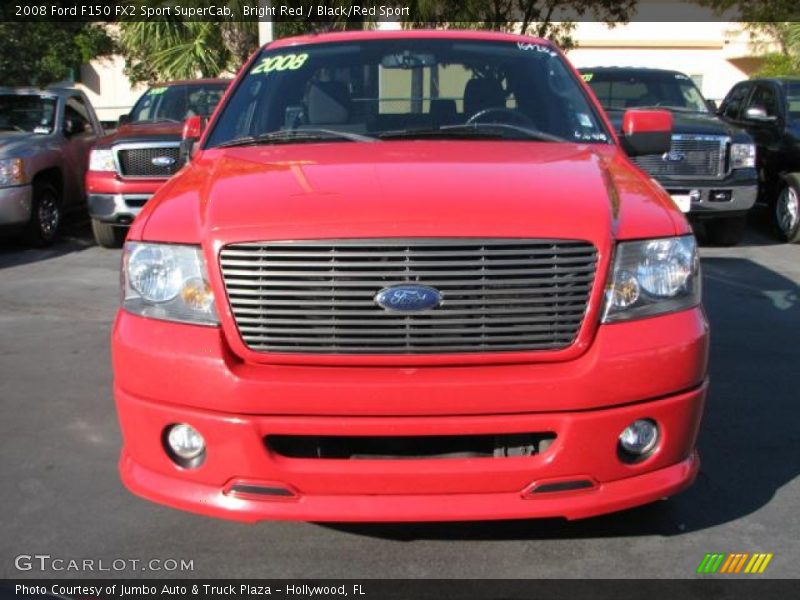 Bright Red / Black/Red Sport 2008 Ford F150 FX2 Sport SuperCab