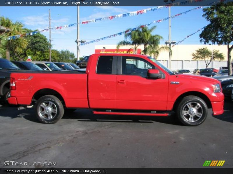 Bright Red / Black/Red Sport 2008 Ford F150 FX2 Sport SuperCab