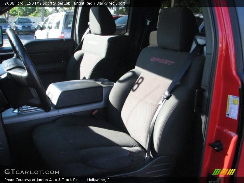 Bright Red / Black/Red Sport 2008 Ford F150 FX2 Sport SuperCab
