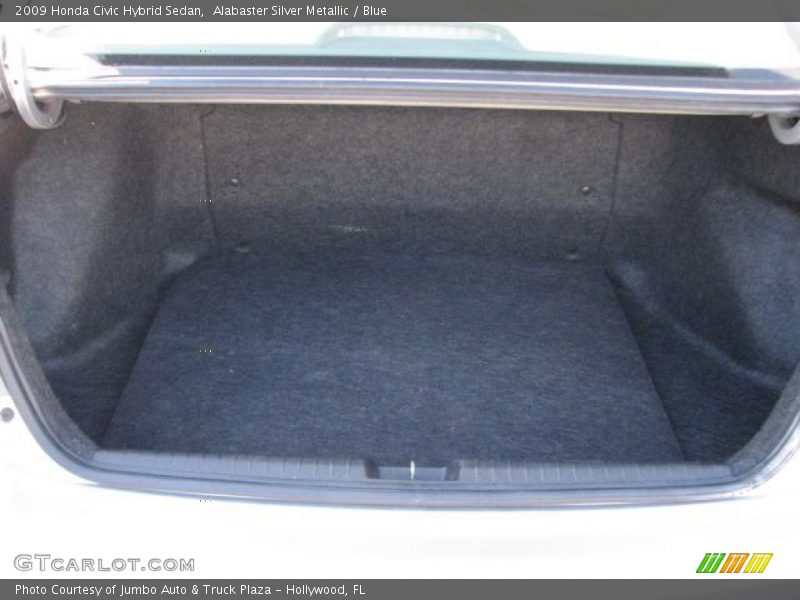 Alabaster Silver Metallic / Blue 2009 Honda Civic Hybrid Sedan