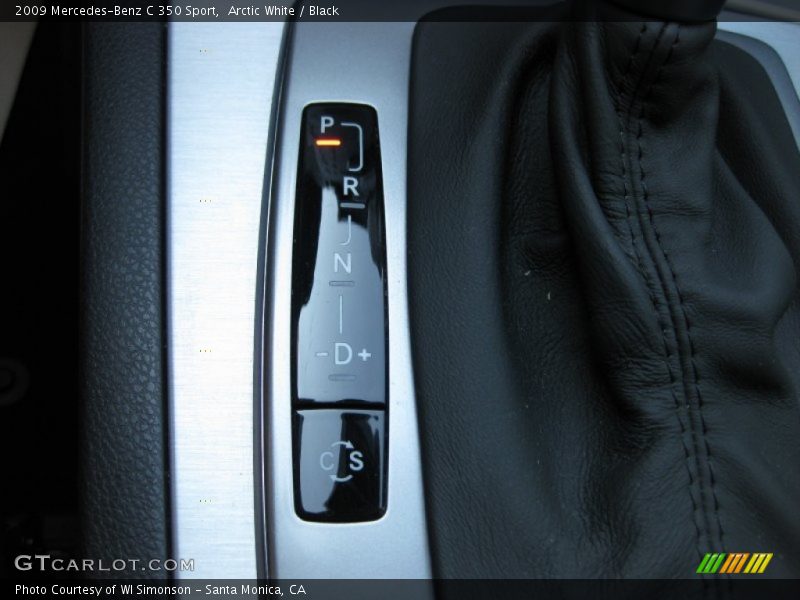 Arctic White / Black 2009 Mercedes-Benz C 350 Sport