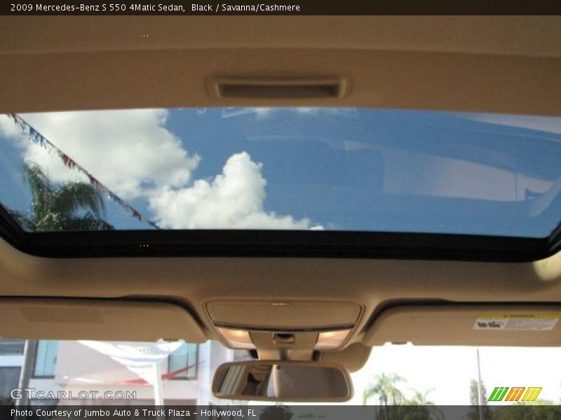 Black / Savanna/Cashmere 2009 Mercedes-Benz S 550 4Matic Sedan