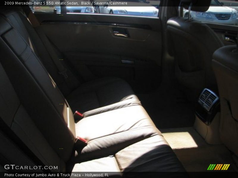 Black / Savanna/Cashmere 2009 Mercedes-Benz S 550 4Matic Sedan