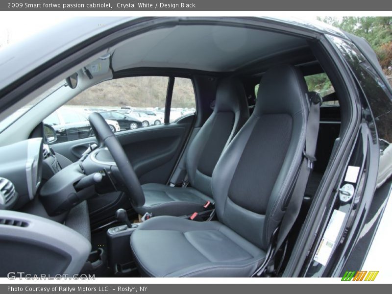  2009 fortwo passion cabriolet Design Black Interior