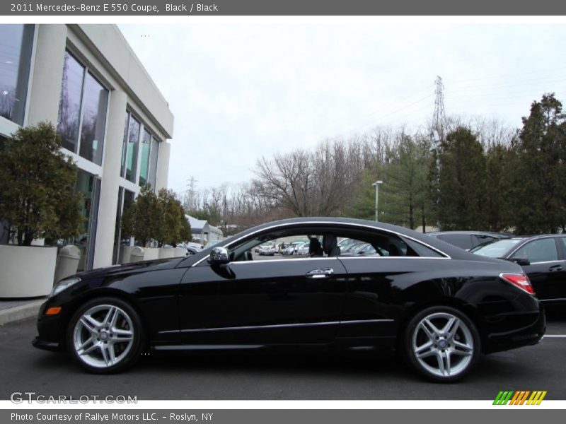 Black / Black 2011 Mercedes-Benz E 550 Coupe