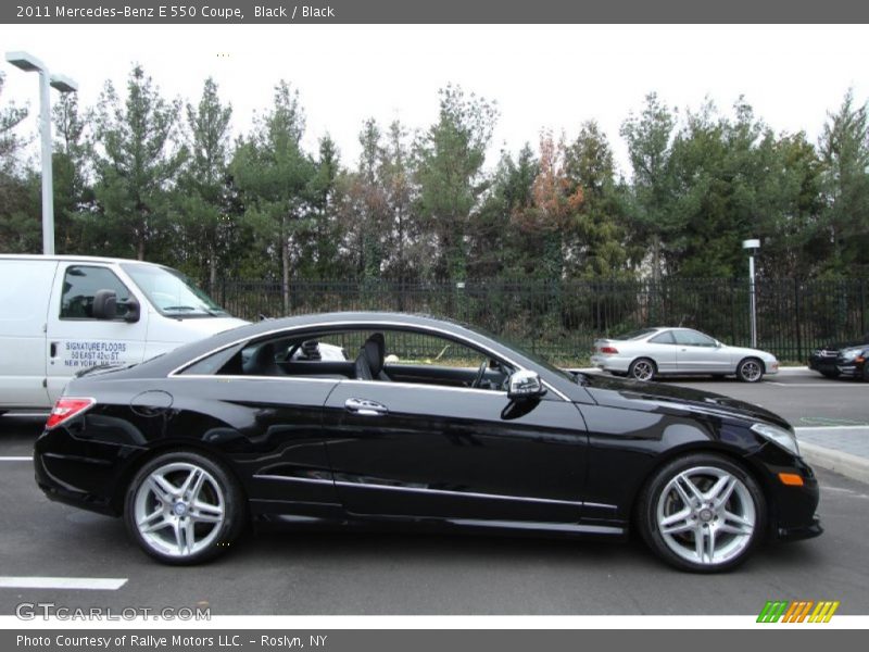 Black / Black 2011 Mercedes-Benz E 550 Coupe